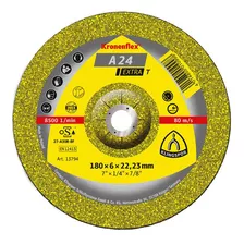 Disco Abrasivo De Desbaste 7''x1/4''x7/8'' A24ext Klingspor Color Amarillo