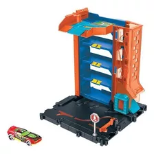 Pista De Juguete Hot Wheels Garage Con 4 Niveles