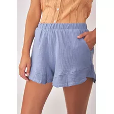 Short Nano De Algodón Doble #4621