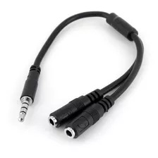 Adaptador Auricular Gamer 3,5 Mm Ps4 Mic Y Audio