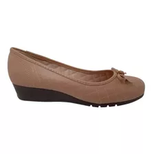 Sapatilha Anabela Moleca Confort Sapato Para Esporão