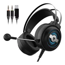 Auriculares Gamer Nubwo N1 Pro Negro Con Luz Led