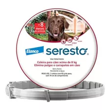 Combo C/3 Unidades Coleira Seresto Para Cães Acima De 8kg 