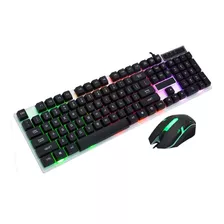 Kit Teclado Y Mouse Gamer Urban Hecate Impermeable Ñ Skyway