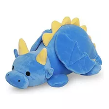 Oso De Peluche - Avocatt Blue Dragon Plushie Toy - 12 Inches