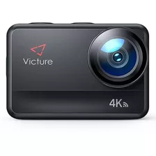 Cámara Acuática Sumergible Victure 4k 60fps Touch Screen Color Negro