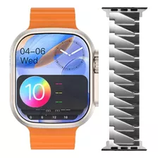 Combo Smart Watch Hello Watch 3 Plus Y Correa Acero Square