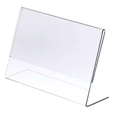 Display Acrilico L Papel Folha A7 11x8cm - Kit Com 20 Peças