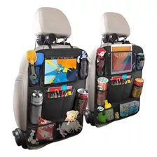 2 Organizador Para Asiento Trasero Auto Universal Tablet