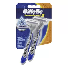 Aparelho De Barbear Gillette Prestobarba 3 Com 2 Unidades