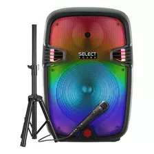 Bafle Select Sound Eros Bt1510 15 Pulgadas Con Tripié Y Mic