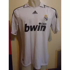 Camiseta Real Madrid 2008 2009 V Nistelrooy #17 Holanda T. L