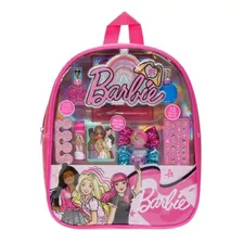 Set De Cosméticos Barbie 13 Piezas Mochila 