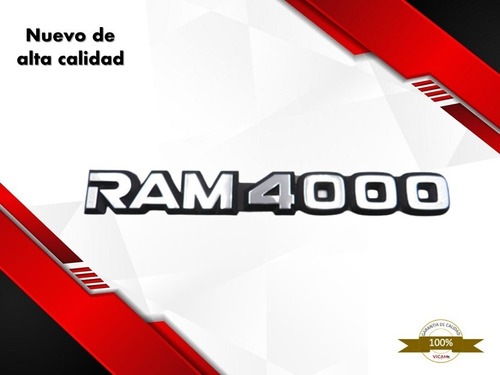 Emblema Lateral Derecho Dodge Ram 4000 1998-2003 Foto 2