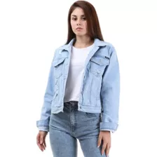 Campera Mujer Jean Negra Talles Grandes Especiales