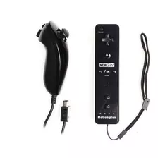 Kit 2x Joystick Controle Wii Remote + 2x Nunchuck + Brinde
