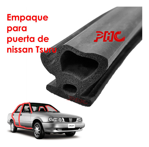 Hule Empaque De Puerta Datsun Nissan Universal Foto 2