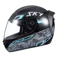 Capacete Fechado Para Moto Sky Cyber Snake Esportivo