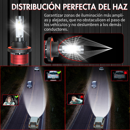 28000lm Focos Led Y Antiniebla Para Jeep Compass 2007-2009 Foto 7