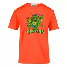 Remera Camiseta Personalizada Niños Tortugas Ninjas 05