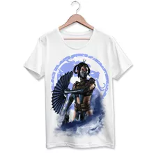 Camiseta E Baby-look Mortal Kombat X Scorpion Kitana Games