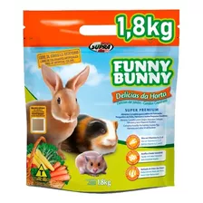Ração Funny Bunny Delícias Da Horta 1,8kg Coelho Porquinho