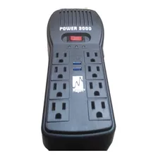 Regulador Magom Power-3000 3000va 120v 3kva Usb 8 Tomas