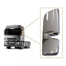 Capa Retrovisor Cromada Mb Actros Lado Esquerdo