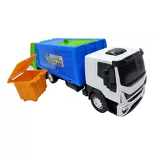  Caminhão Brinquedo Miniatura Iveco Coletor De Lixo Usual