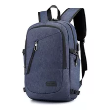 Mochila Antirrobo Laptop Negocios Con Cargador Usb 35l