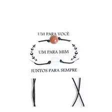 Kit 2 Pulseiras Casal Best Friends Together Forever Sol Lua