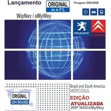 Atualização Original Gps Mapas + Rads -pois Peugeot 208 2015