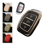 Funda Llave Navaja Gold Compatible Con La Marca Hyundai 