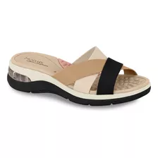 Sandalia Casual De Mujer Modare 237183-100 Crema