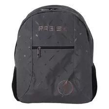 Mochila Emborrachada Basics Rabisk Impermeável Zíper Cor Cinza