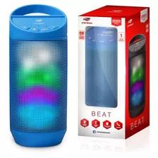 Caixa De Som Bluetooth C3 Tech Speaker Beat Sp-b50bk Azul