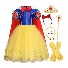 Vestido De Traje De Princesa Henzworld Capa Fiesta De Cumple