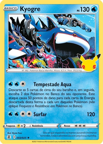 Pikachu Carta Pokemon Brilhante Foil Em Português Rc29/rc32