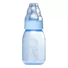 Mamadeira 120ml Azul Clean Tpe Bico Redondo Lolly