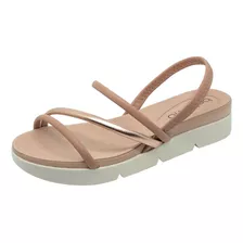 Sandalia Flatform Casual Estilo Moda Conforto Beira Rio