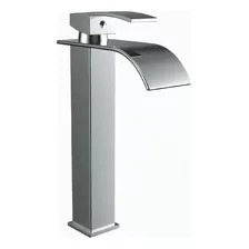 Torneira Cascata Banheiro Lavabo Cuba Alta Monocomando Cromado Brilhante