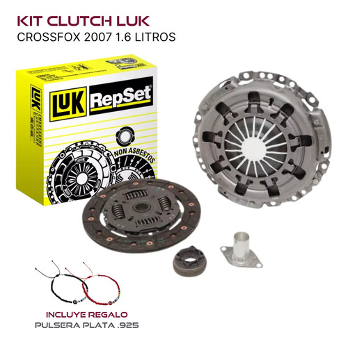 Kit Clutch Luk Crossfox 2007 Volkswagen 1.6l Foto 2