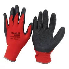 Guantes Nylon Latex Titanium Construcción X 12 Pares