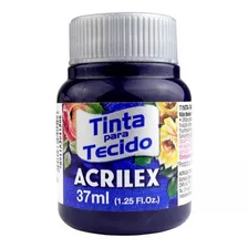 Tinta Para Tecido Acrilex Fosca 37ml - Azul Marinho