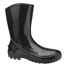 Bota Galocha Pvc Limpeza Faxina Antiderrapante Com Ca Preta