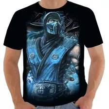 Camiseta Camisa Lc 7554 Sub Zero Mortal Kombat Blusa 