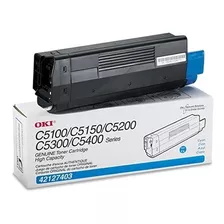 Toner Oki 42127403 Cyan Original C5100 C5200