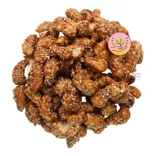 Castanha De Caju Caramelizada Com Gergelim - 1kg