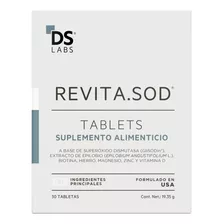 Revita.sod® Tabletas Para La Pérdida De Cabello Por Estrés Ds Laboratories Regeneración Capilar