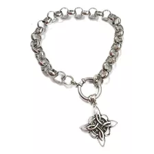 Pulsera Nudos De Bruja Acero Quirurgico Antialérgico 